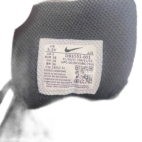 Nike crater unisex sneakers size 5.5Y black - Picture 11 of 11